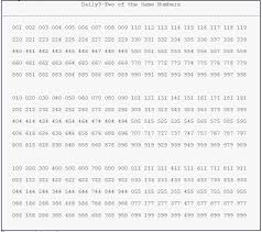 daily3 numbers two of the same numbers lottery numbers