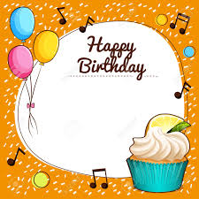 Border Design With Happy Birthday Theme Illustration Royalty Free Cliparts Vectors And Stock Illustration Image 46286178 Musical happy birthday pictures, photos, and images for. border design with happy birthday theme illustration