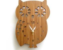 simple modern elephant wooden wall clock eco friendly nursery etsy owl clock wall clock nursery wooden clock