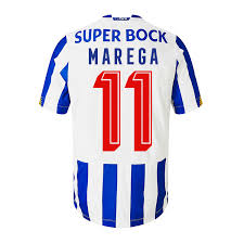 Que 2019 seja tão bom como foi 2018! Herren Fussball Moussa Marega 11 Heimtrikot Weiss Blau Trikot 2020 21 Hemd