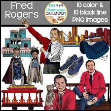 Mr Rogers Clipart Fred Rogers Realistic Clipart By Undercover Classroom Teachers Pay Teachers Fred Rogers Mr Fred