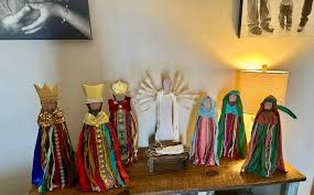 The only Christmas decor I have been most excited for!! Pictures do not do  them justice!! This nativity scene is so beautiful 😍