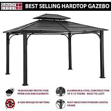 Target/patio & garden/metal roof gazebo 10x10 (93)‎. Metal Gazebo Kits 5 Best Metal Roof Gazebo Kits Reviewed Outsidemodern