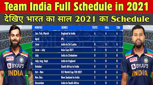 Future cricket schedules and other information may change and we are constantly reviewing everything to avoid errors but we can not take responsibility. Indian Cricket Team Schedule 2021 Indian Cricket Team Full Schedule For Year 2021 Indian Cricket Team Upcoming Series 2021 Youtube Official Source Of All Upcoming Icc Cricket Fixtures Slawi Icons