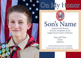 Invitations Eagle Court of Honor