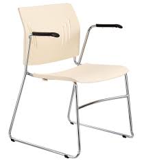 Padded arms provide support to upper body. Ace 05a Stacking Armchair For Care Center Classroom Tech Q