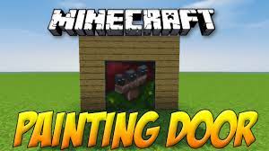 If you forget, you might just have to bump into various paintings and hope! Minecraft Simple Secret Painting Door Tutorial Youtube