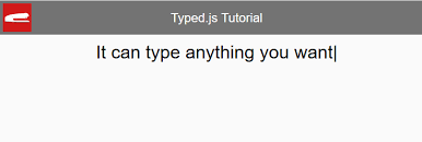 The one is designed by geoff graham which creates with css only. Typed Js Tutorial Javascript Typing Animation Red Stapler