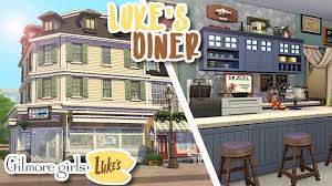 The characters on dead like me gather at a diner called der waffle haus. Lorelai And Rory S House From Gilmore Girls Recreating Stars Hollow The Sims 4 Speed Build Youtube