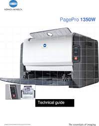 These drivers have been updated to latest version to resolve all incompatibilities. Konica Minolta Pagepro 1350w Technical Manual