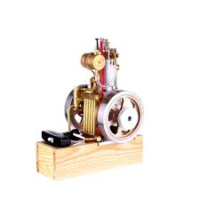 Country freezers 5 gallon ice cream churns with antique john deereâ© model e stationary engines of the hit and miss type engine. Metal Vertical Hit And Miss Complete Engine Model Gas Stirling Engine With Hand Start Device 2020 New Arrival Model Building Kits Aliexpress