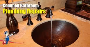 which bathroom plumbing repairs are