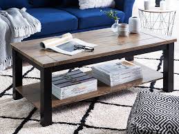 The focal point of any living room, shop traditional as well as modern styles. Coffee Table Dark Wood With Black Avoca Beliani Co Uk