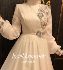 Ada Model Hijab Wedding Kinalik Nisanlik Abiye Wedding Dantel Pudra Pileli Gelinlik 2020 Mutevazi Kiyafetler Islami Giyim Ziyafet Elbiseler