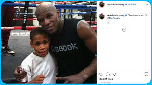 While haney's father has trained him all the life, he laughs while sharing the incident from the past. Michael Benson On Twitter A Young Devin Haney In The Gym With Floyd Mayweather