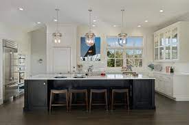 Sarah's grey and white kitchen has a beautiful traditional feel with hints of rustic charm. Can Your New Kitchen Accommodate An Island Rhode Kitchen Bath Design Build