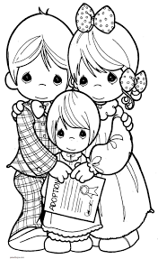 Las mejores imagenes de familia para imprimir y colorear. Dibujos De La Familia Para Colorear Y Pintar Precious Moments Coloring Pages Coloring Pages Family Coloring Pages