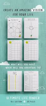 Ultimate Life Binder Cactus And Llama Edition Us Letter A4 A5 Life Binder Blog Planner Blog Posts Planner