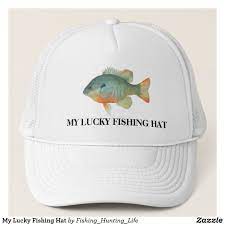 My Lucky Fishing Hat Zazzle Com Fishing Hat Hats Hat Patterns To Sew