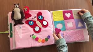 Quiet Book Sessiz Kitap El Yapimi Kumas Kitap Masa Ile Koca Ayi Kitap Amigurumi Oyuncak Bebek Aktivite Kitaplari