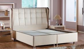 Istikbal Bolivia Platform Queen Bed In Polo Cream The Set Features An Attractive Finish And Mod Discount Furniture Online Discount Furniture Online Furniture