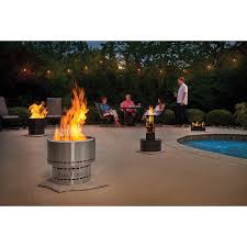 Which smokeless fire pit is better? Flame Genie Wood Pellet Fire Pit Silver Fg 16 Ss Best Buy