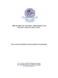 The malaysian government movement control order ( malay : Malaysian Property Management Standards To Refer Real Estate Appraisal Property Management