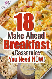 The Best 18 Make Ahead Breakfast Casseroles Pint Sized Treasures Make Ahead Breakfast Casserole Breakfast Casserole Easy Breakfast Recipes Casserole