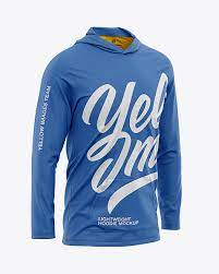 Download Men S Lightweight Kangaroo Pocket Hoodie T Shirt In Apparel Mockups On Yellow Images Object Mockups