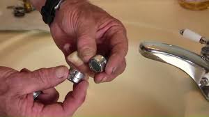 how to replace a sink aerator youtube