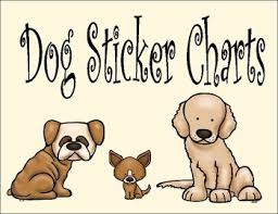 Sticker Charts Dogs
