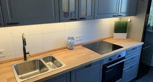 Für ikea küchen ab 3.500 euro warenwert ohne serviceleistungen. Ikea Kuchenzeile Bodbyn Grau Landhaus 3 00 Mtr Inkl Montage