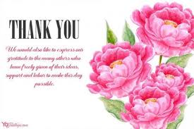 All of our sample thank yous are fully customizable, and we recommend making the thank you card text specific to the gift or act of kindness you're thanking the recipient for. Design Wedding Thank You Cards Online Free