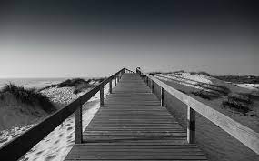Our collection of beach themed wallpapers are great for aquatic, ocean, and surf themed accent walls. Hd Wallpaper Beach Boardwalk Black And White Grass Photography Sand Outdoor Wallpaper Flare