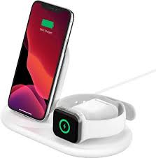 Belkin Boost Charge 3 In 1 Wireless Charger For Iphone Apple Watch Airpods White Wiz001ttwh Best Buy In 2020 Apple Watch Charging Iphone Charging Dock Wireless Charger