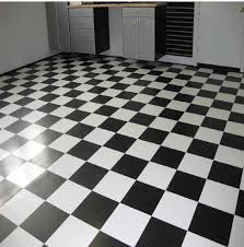 black and white floor tiles: design