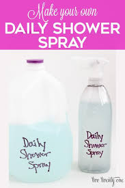 Diy Daily Shower Spray Inexpensive And Effective In 2020 Daily Shower Spray Daily Shower Cleaner Diy Homemade Shower Cleaner