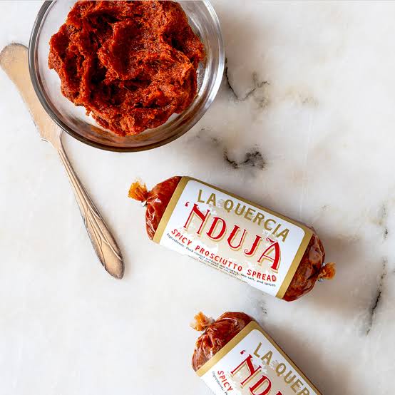 La Quercia 'Nduja Spicy Prosciutto Spread-4 oz - EURO USA
