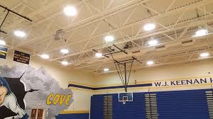 Upgrading Gymnasium Lighting From Metal Halide To Led In Richland County Netzero Usa