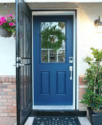 I like to remove the door and lay it flat on either a work table or two saw horses. How To Paint A Front Door Without Removing It Classy Clutter