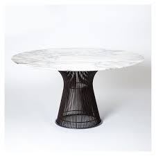 Platner 36 bronze coffee table. Platner High Table Metallic Bronze Arabescato Marble By Knoll At The Conran Shop