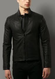 New Men Leather Jacket Motorcyle Black Slim Fit Biker Vintage Coat S 2xl Handmade Q Combinacion De Ropa Hombre Chaqueta De Cuero Hombre Estilo De Ropa Hombre