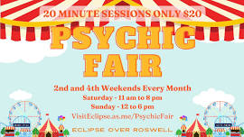 Psychic Fair - 20 minute sessions for $20 !!