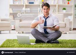 Premium The Businessman Sitting On The Floor In Office Photo Download In Png Jpg Format Business Man Photo Flooring