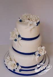 Sam Steve S Wedding Cake Sam Steve S Cake For Their W Flickr Wedding Cakes Blue Royal Blue Wedding Cakes Wedding Cake Navy