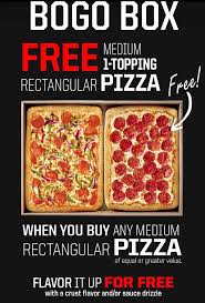 Pizza Hut Deal Bogo Rectangular Pizzas Pizza Hut Cheap Meals Pizzas