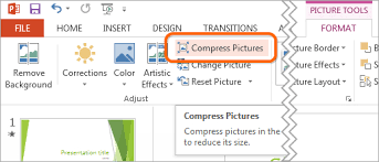 Reducing the size of a picture to 240 kb. How To Reduce The Size Of A Powerpoint File Powerpoint Tips And Tutorials