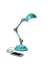 The mi led desk lamp is designed to be a stable light source, reducing eye fatigue and strain. Ottlite Wellness Series Revive Led Desk Lamp 15 12 H Turquoise Shadeturquoise Base Office Depot