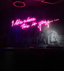 Now that your canvas is prepped, we are ready to stick on the vinyl. Best Custom Neon Made By Echo Neon Studio Neon Quotes Neon Words Neon Signs