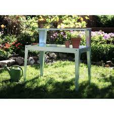 Amerihome Multi Use Potting Table Work Bench Gpbench The Home Depot Steel Garden Potting Bench Outdoor